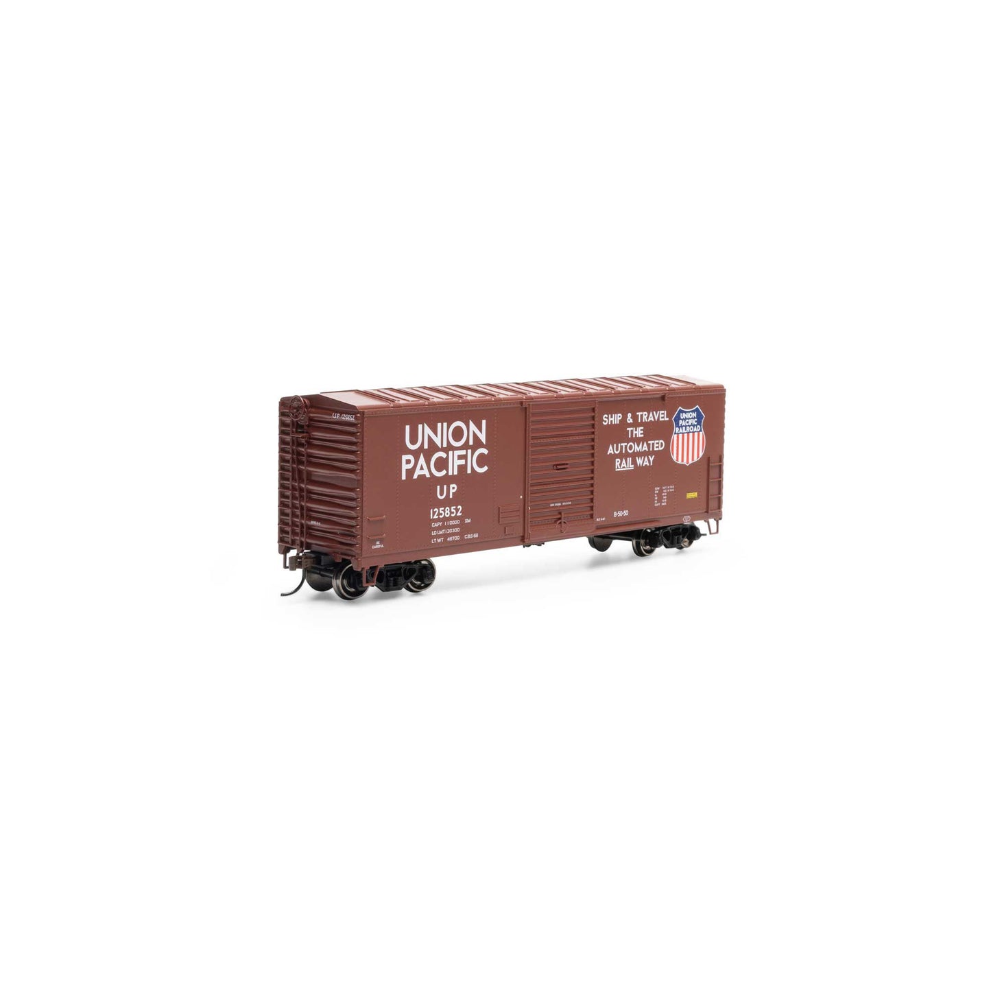 HO 40' Modern Box Car UP #125852 (ATH67961)