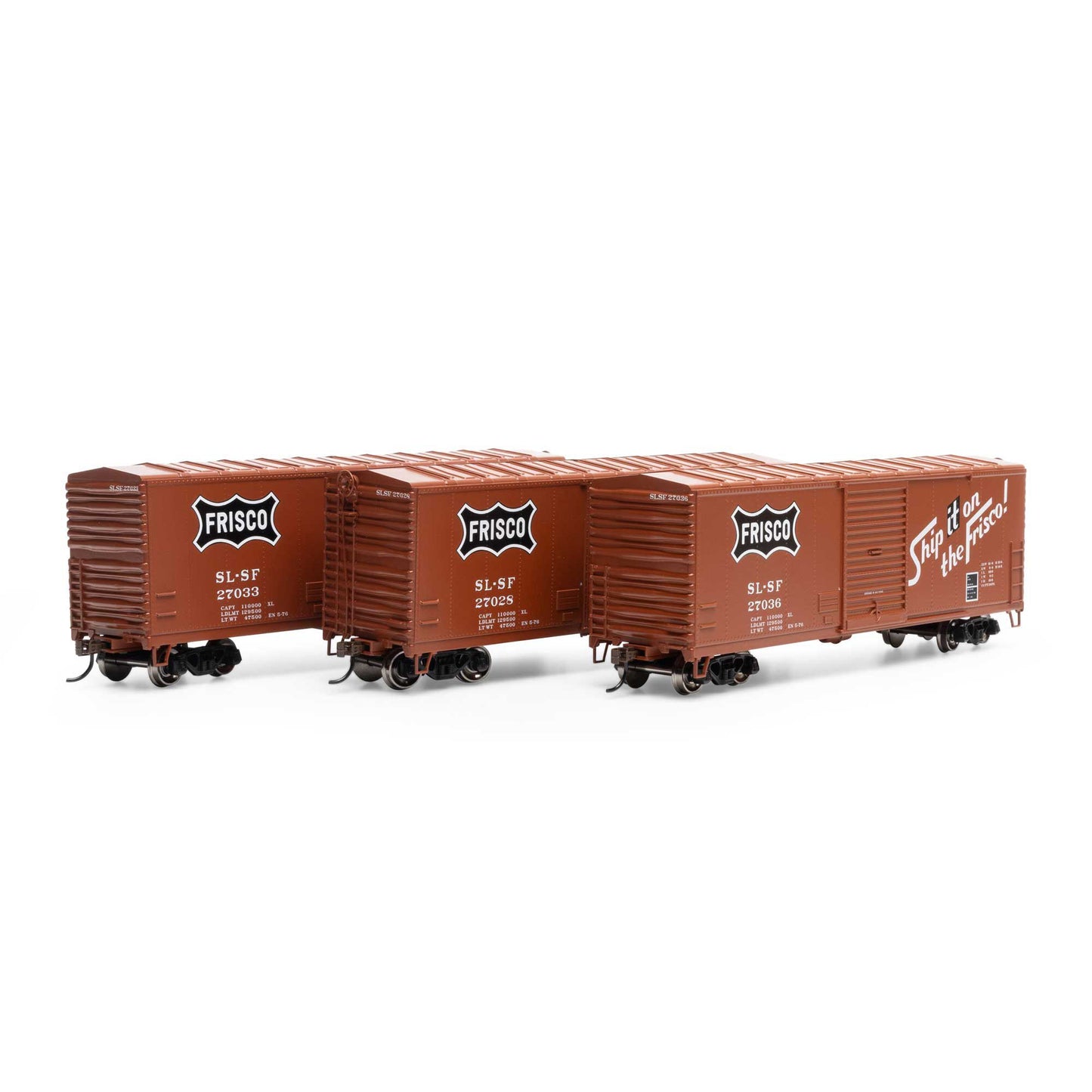 HO 40' Modern Box Car SLSF #27028 #27033 #27036 (ATH69447)