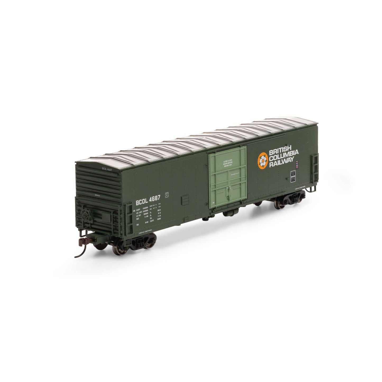 HO 50' Superior Plug Boxcar BCOL #4687 (ATH71060)