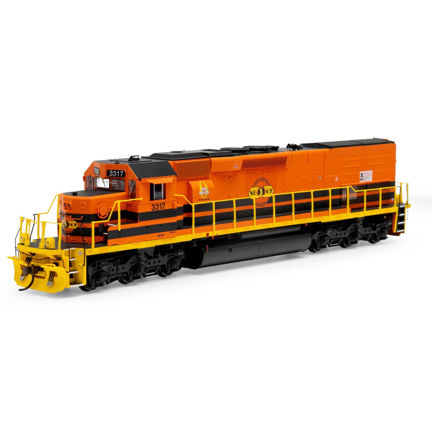 HO SD40T-2 Locomotive with DCC & Sound, NECR #3317 (ATH71856)