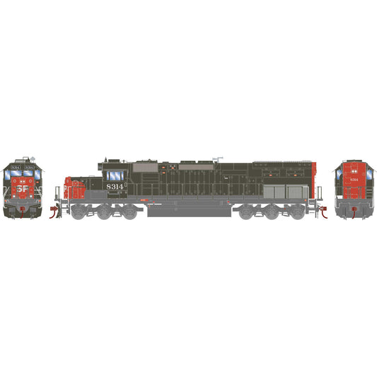 HO RTR SD40T-2 Southern Pacific 1990s Locomotive #8314 (ATH72065)