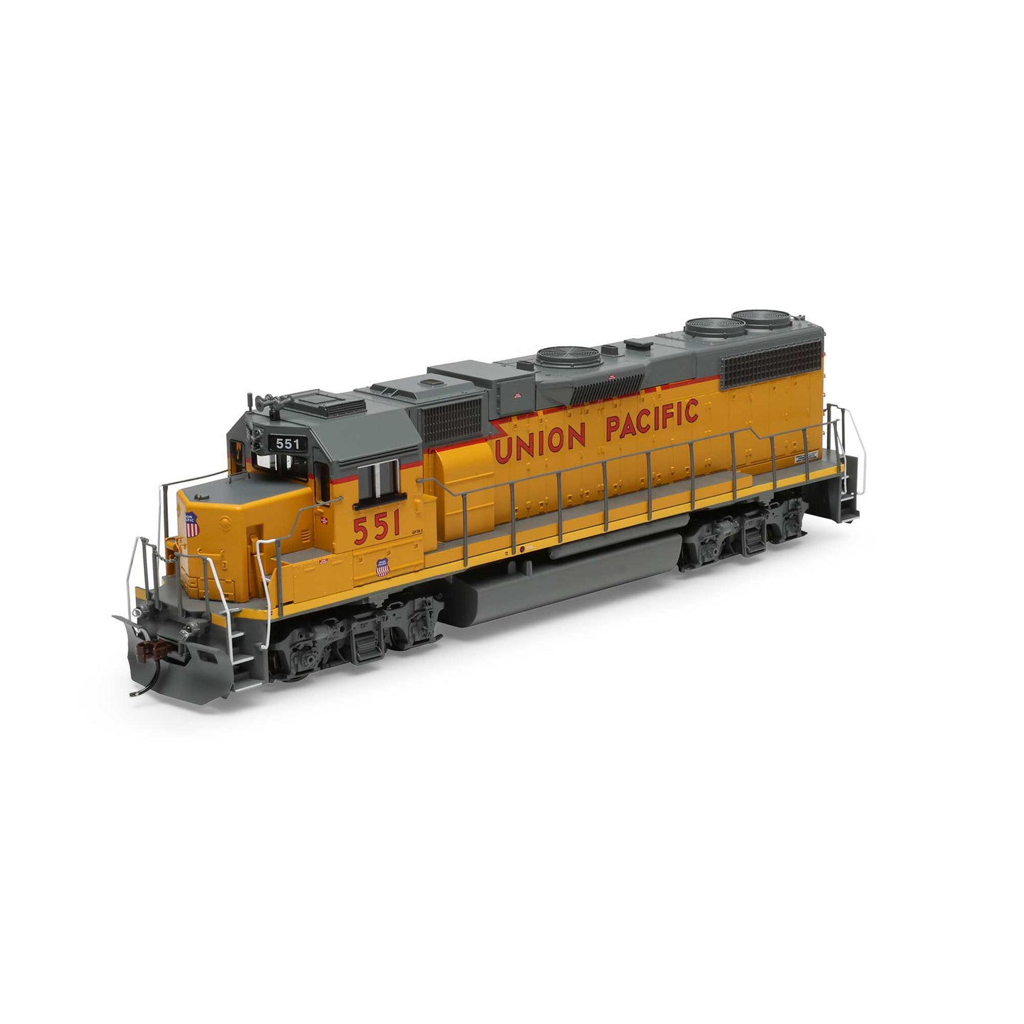 HO GP38-2 Locomotive Sound-Ready with Speaker UP #551 (ATH72197)