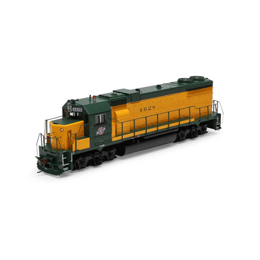 HO GP38-2 Locomotive Sound-Ready with Speaker C&NW #4628 (ATH72199)