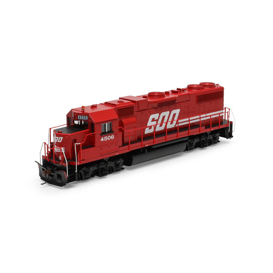 HO GP38-2 Locomotive Sound-Ready with Speaker SOO #4506 (ATH72206)