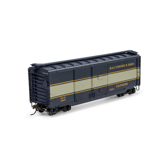 HO 40' Express Boxcar B&O #1605 Plastic Model (ATH72250)