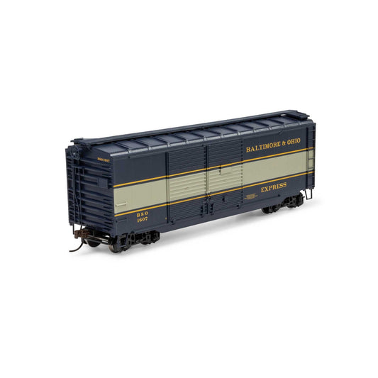 HO 40' Express Box Car B&O #1607 (ATH72251)