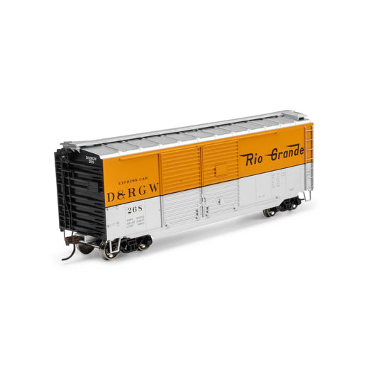 HO 40' Express Boxcar D&RGW #268 Plastic Model Kit (ATH72257)