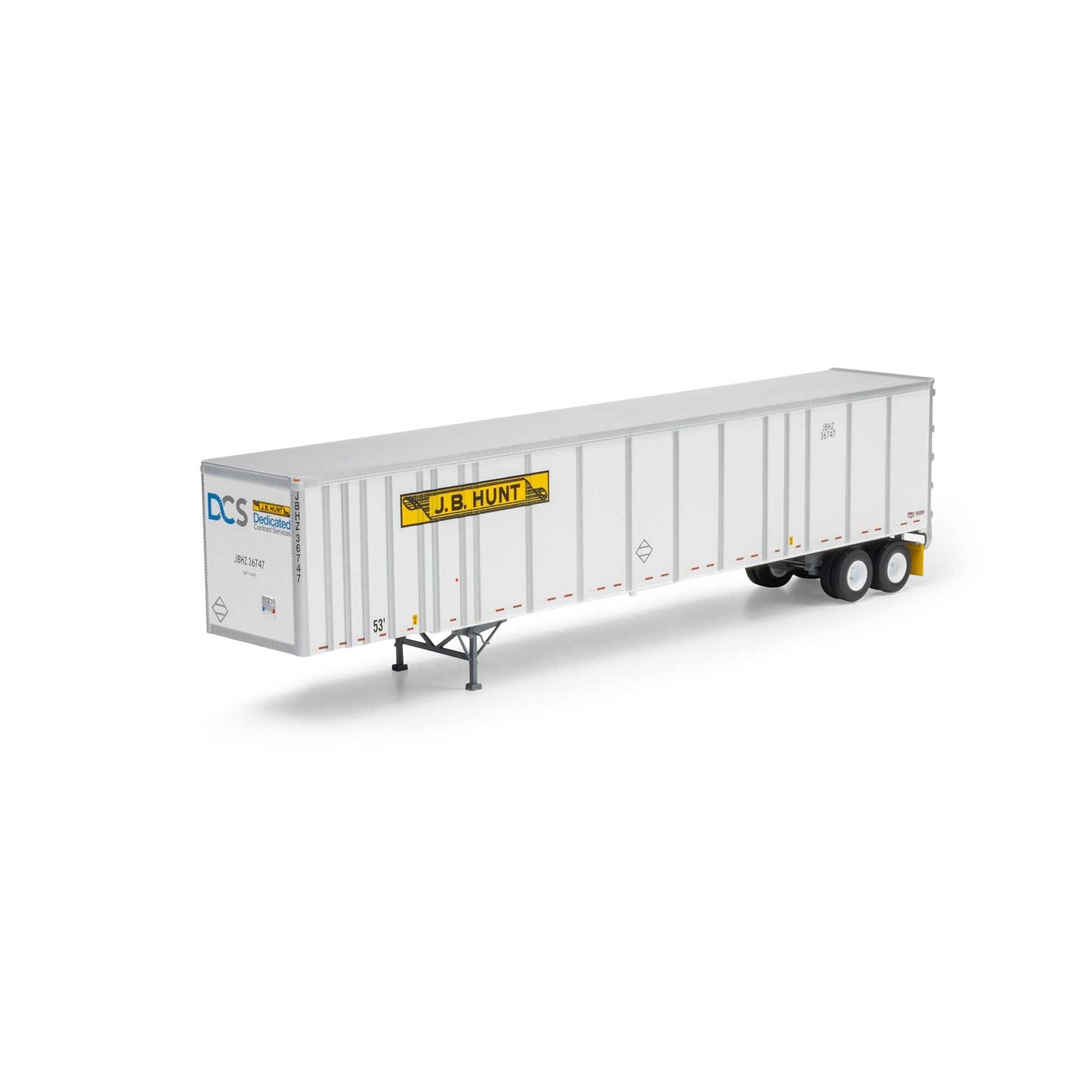 HO 53' Wabash Plate Trailer Model (ATH72823)