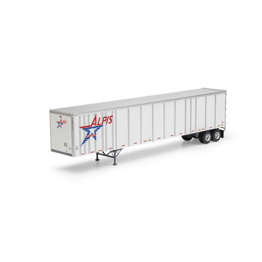 HO 53' Wabash Plate Trailer Plastic Model (ATH72825)