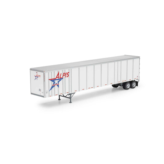 HO 53' Wabash Plate Trailer Plastic Model (ATH72826)