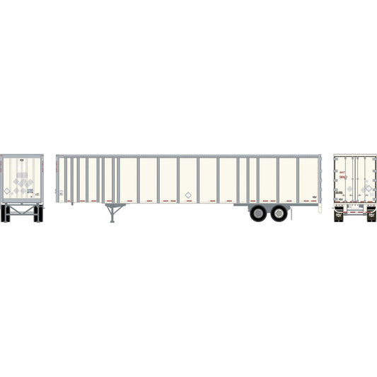 HO 53' Wabash Plate Trailer, Owner/Operator #F38160 (ATH72828)