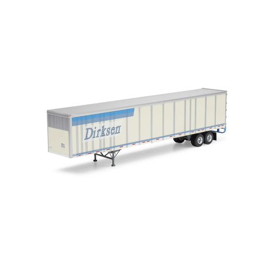 HO 53' Wabash Plate Trailer Dirksen #57040 (ATH72830)