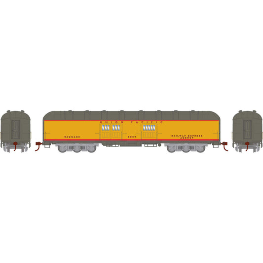 HO RTR Arch Roof Baggage UP #3007 (ATH73025)