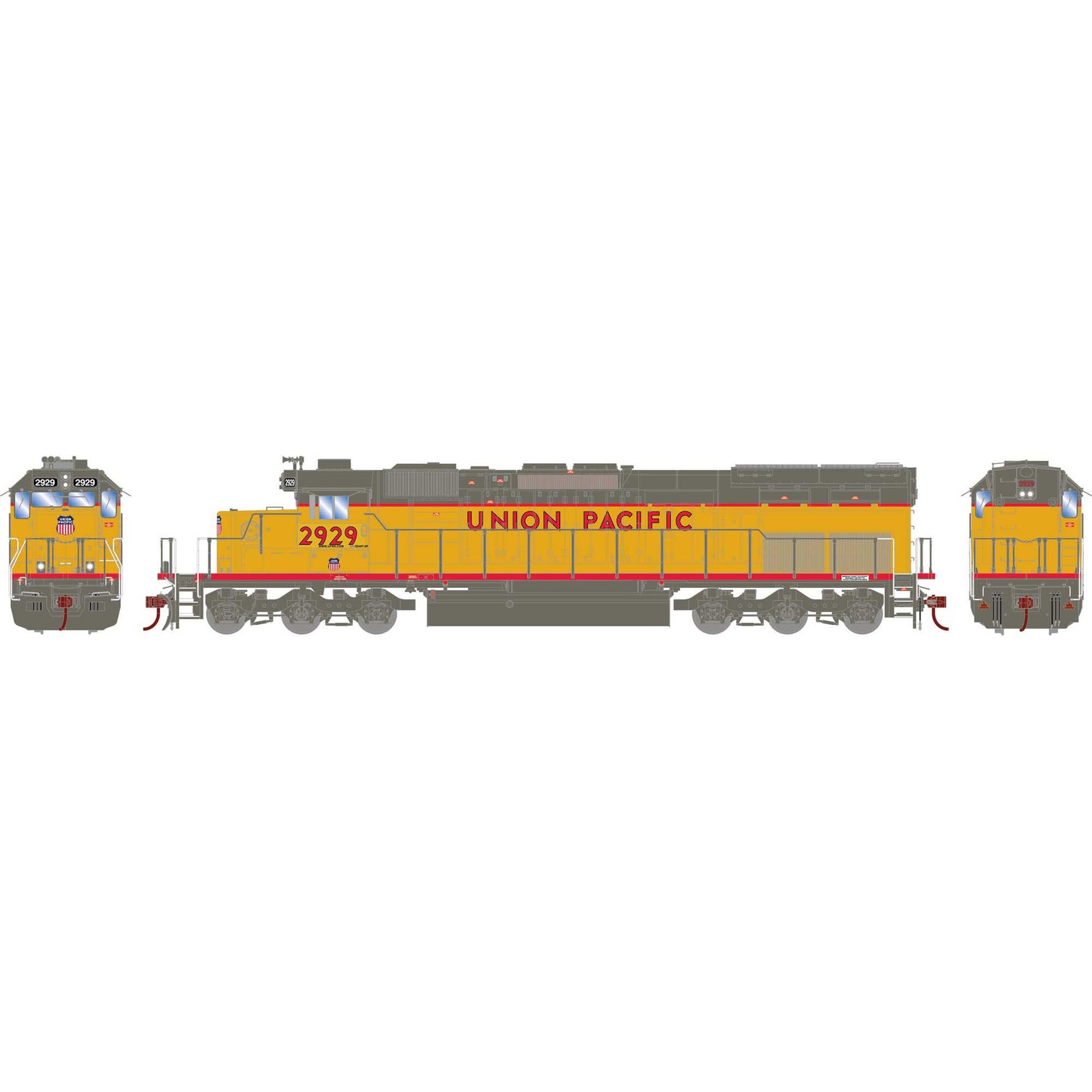 HO SD40T-2 Locomotive UP #2929 (ATH73042)