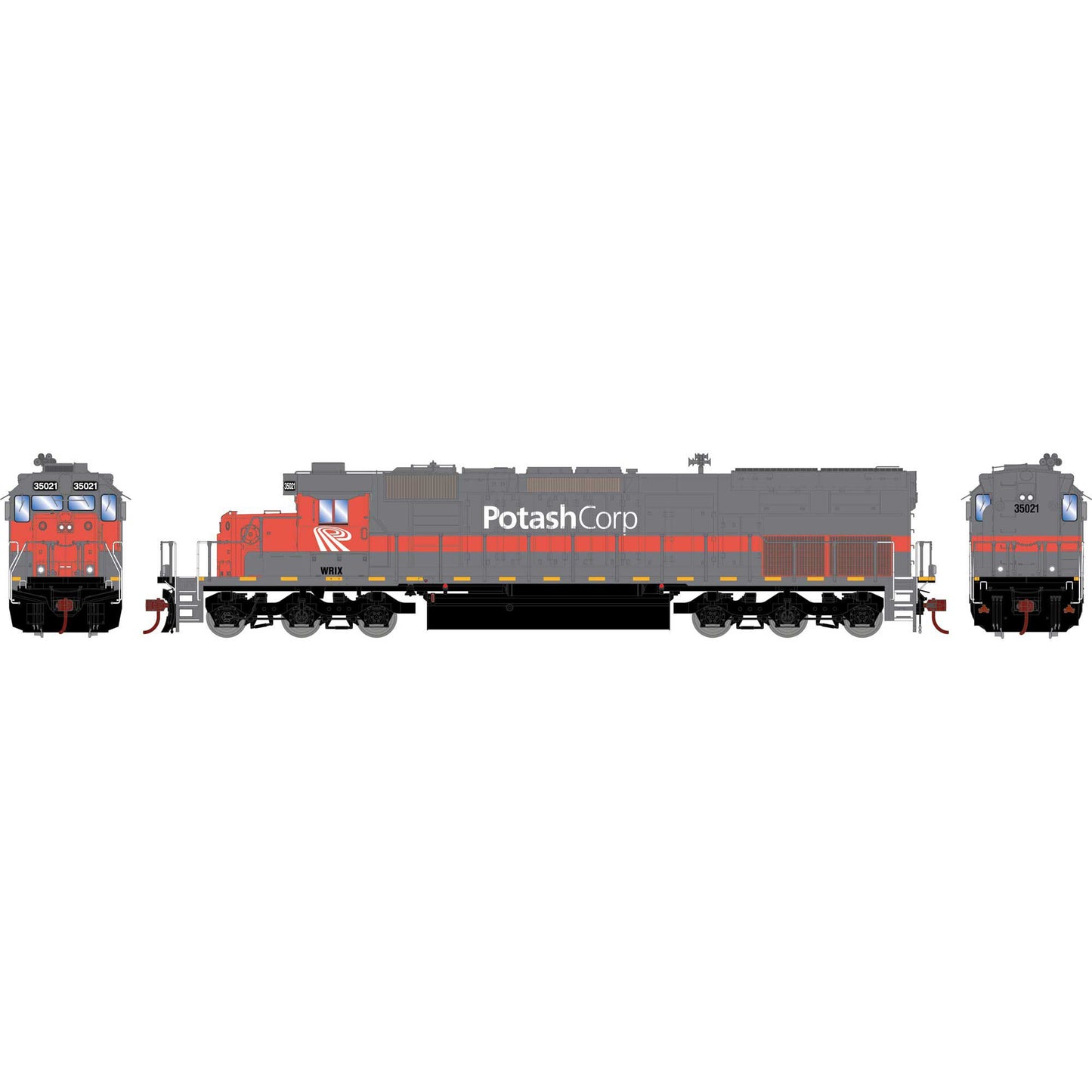 HO SD40T-2 Locomotive Potash/WRIX #35021 (ATH73055)