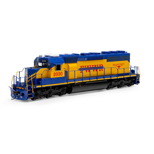 HO SD40 Locomotive with DCC and Sound, FWWR #2030 (ATH73746)