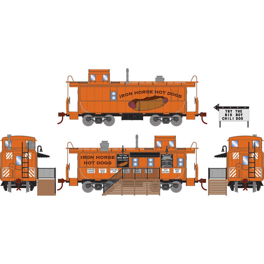 HO Concession Caboose Iron Horse Hotdogs (ATH74040)