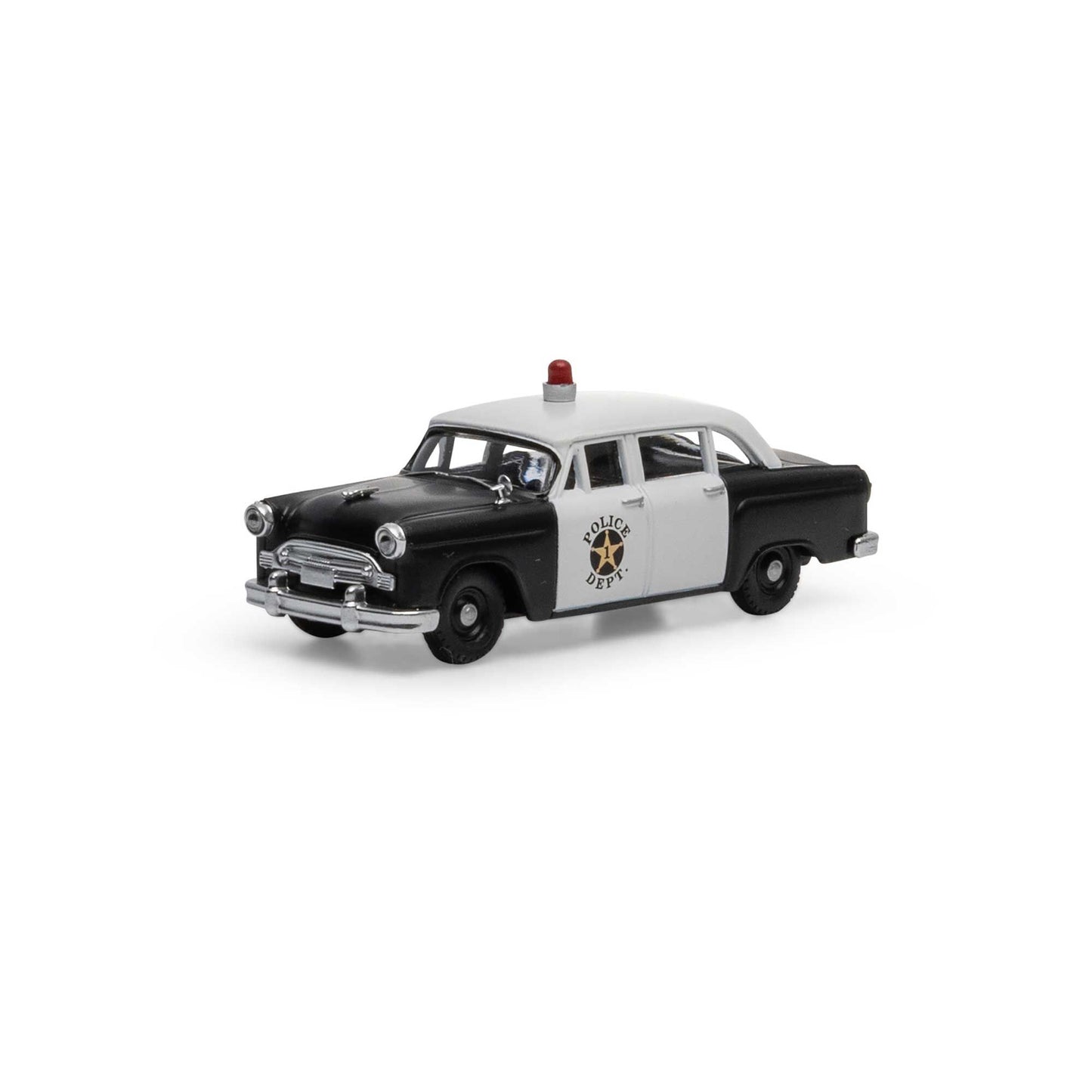 HO 1950's Police Sedan Ready to Run (ATH74119)