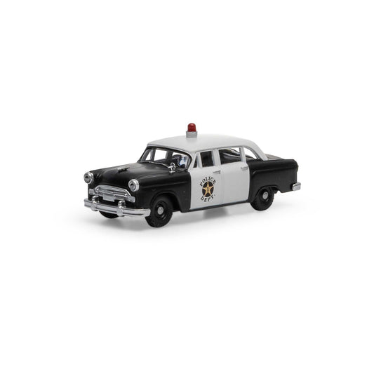 HO 1950's Police Sedan Ready to Run (ATH74119)