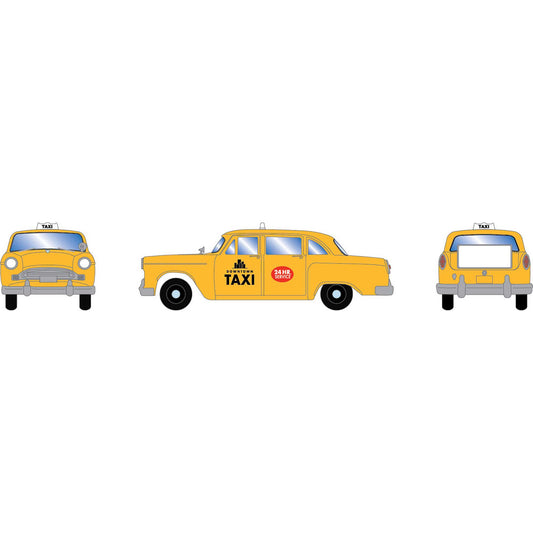 HO 1950s Taxi Downtown Taxi Ready to Run (ATH74121)