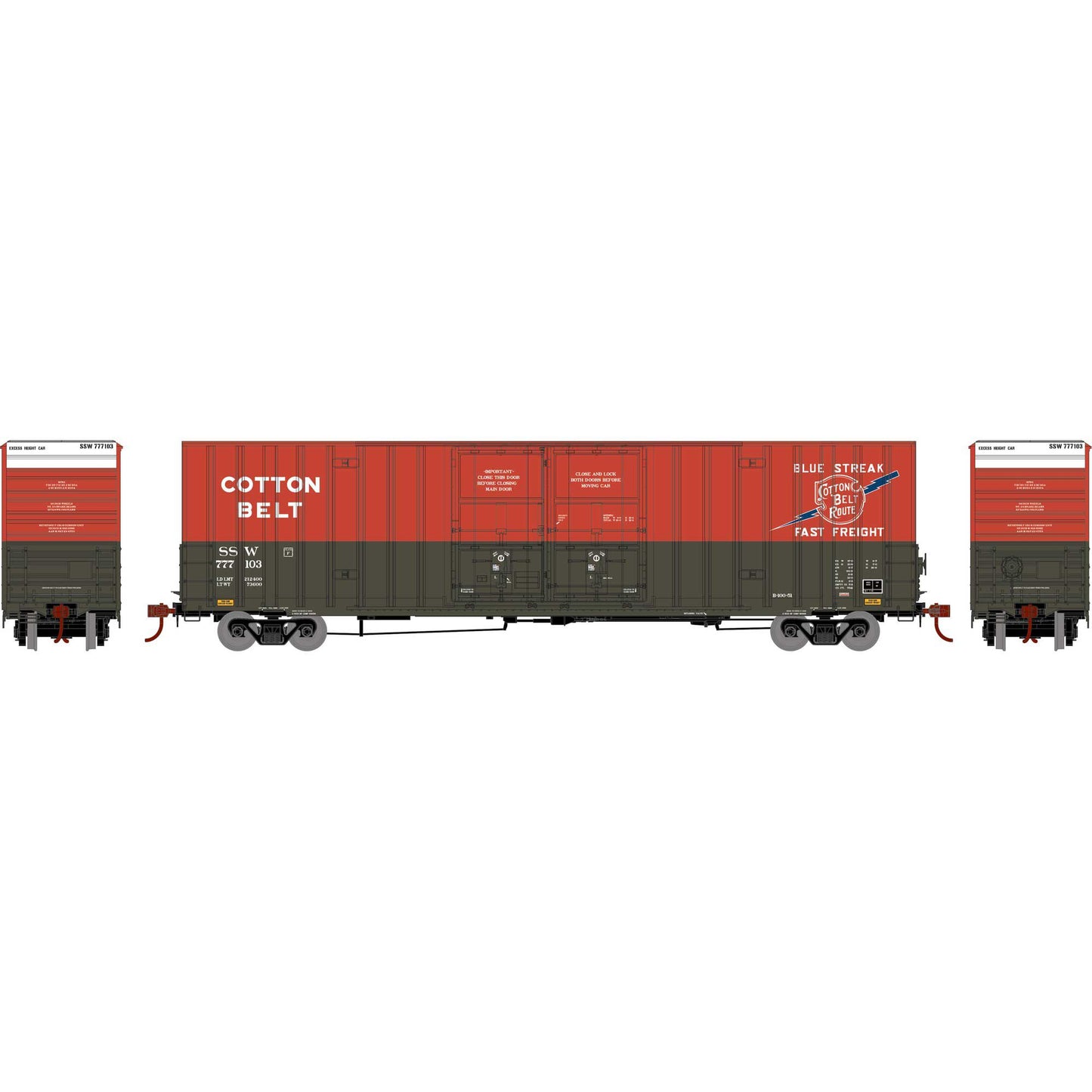 HO 60' Gunderson Boxcar SSW (ATH75323)