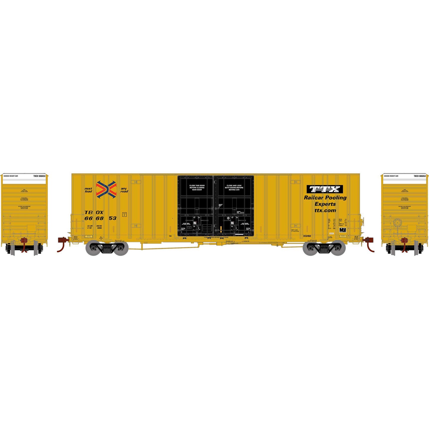 HO 60' Gunderson Boxcar (ATH75330)
