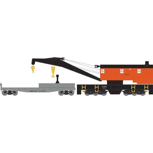 HO 200T Crane and Tender D&RGW #28 / X-3338 (ATH75423)