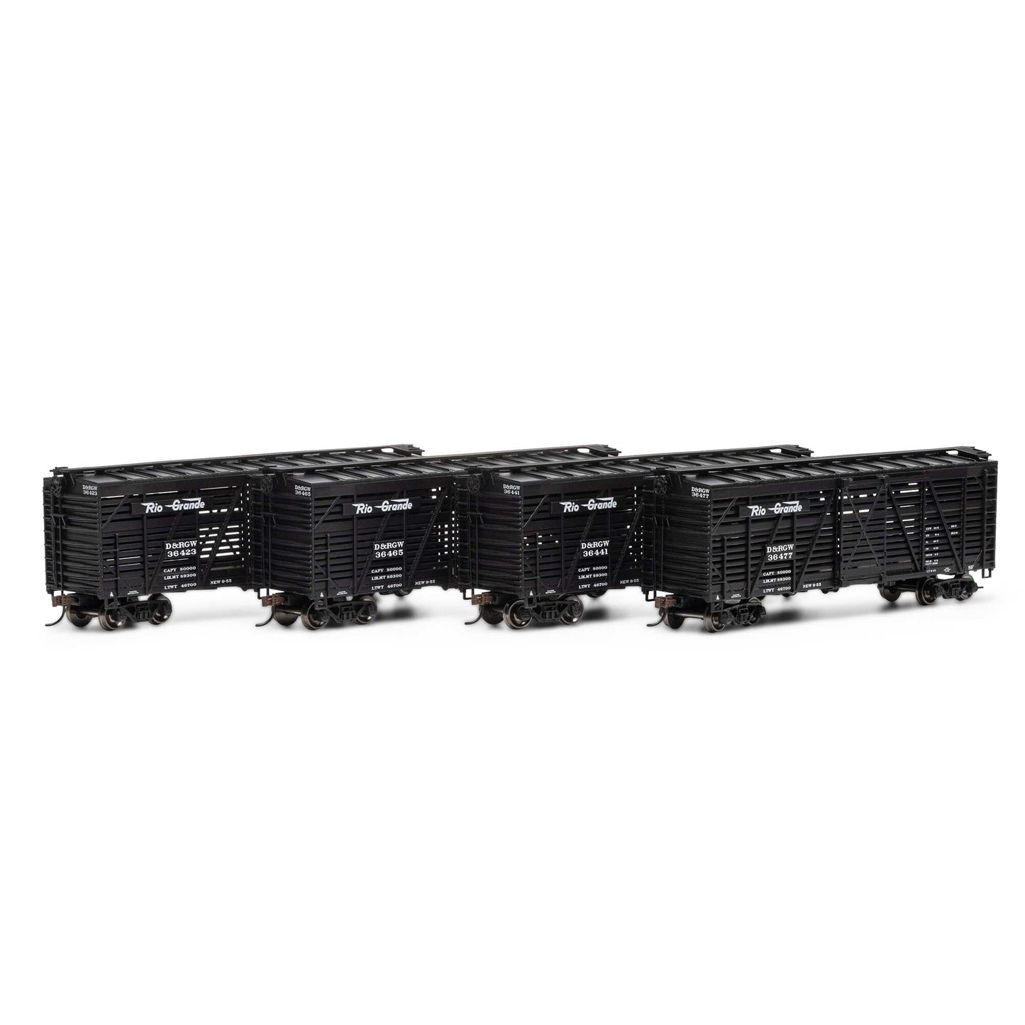 HO 40' Stock Car D&RGW #1 (4) Model (ATH75997)