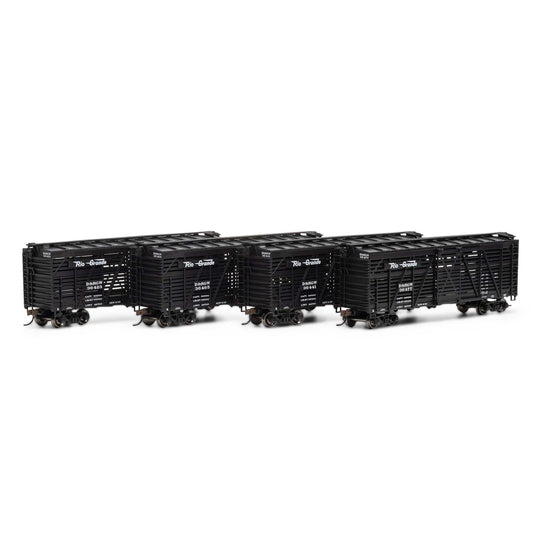 HO 40' Stock Car D&RGW #1 (4) Model (ATH75997)