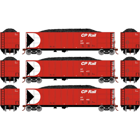 HO Thrall High Side Gondola with Load CPR #3 (ATH7673)
