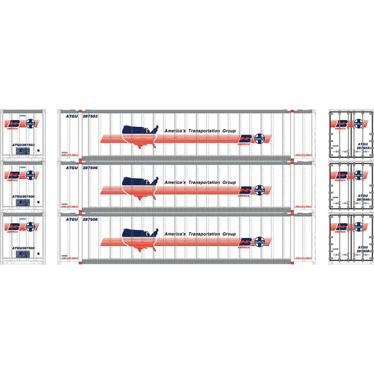 N 48' Containers ATGU #287503 #287506 #287508 (ATH7688)