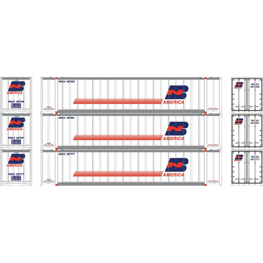 N 48' Containers BNAU #287538 / 287681 / 287777 (ATH7690)