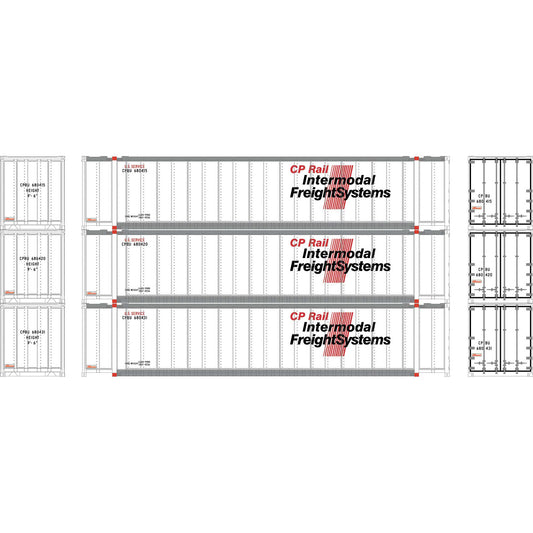 N 48' Containers CPBU #680415 #680420 #680431 (Set of 3) (ATH7693)