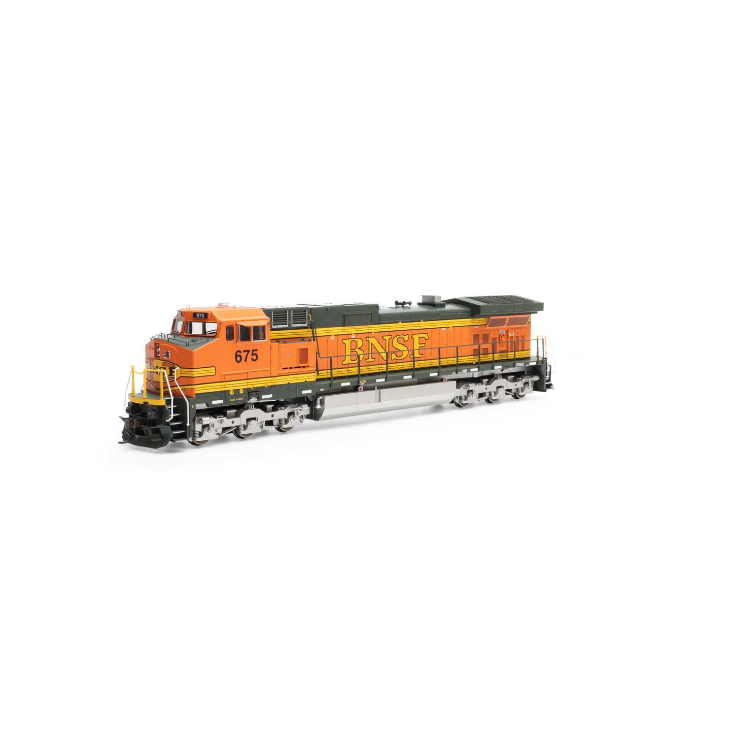 HO Dash 9-44CW Locomotive Sound-Ready BNSF & Heritage II #675 (ATH78062)
