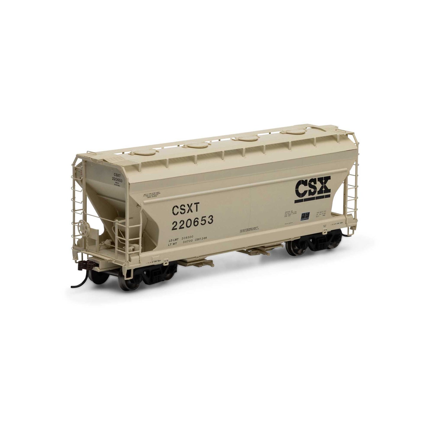 HO ACF 2970 Covered Hopper CSXT #220653 (ATH81054)