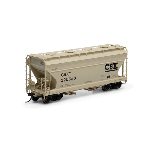 HO ACF 2970 Covered Hopper CSXT #220653 (ATH81054)