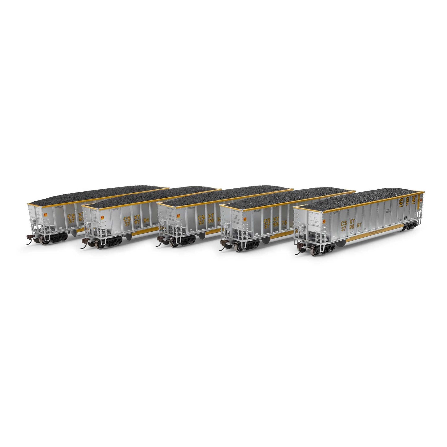 HO Bethgon Coalporter with Load, CSX #3 (5) (ATH81603)
