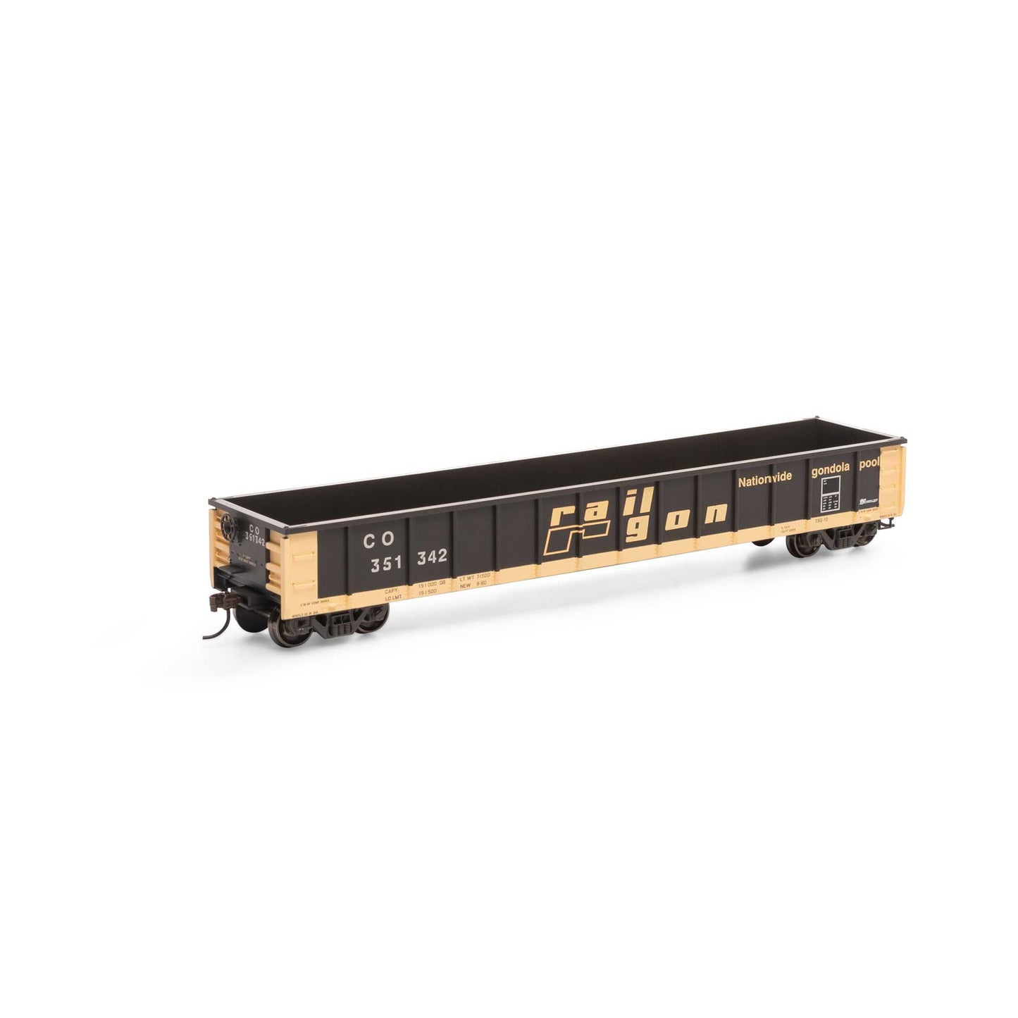HO 52' Mill Gondola C&O #351342 (ATH8179)