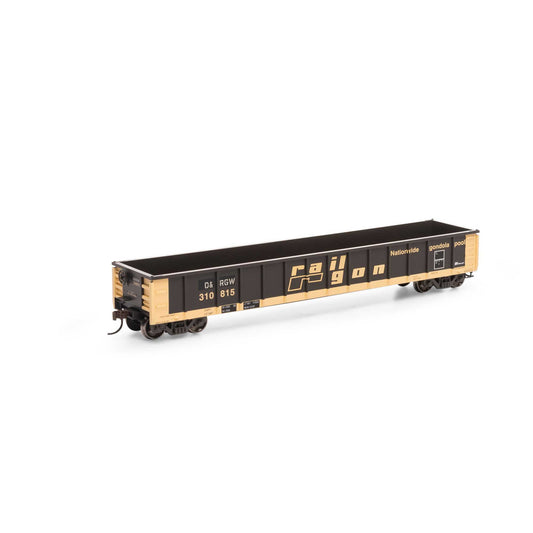 HO 52' Mill Gondola D&RGW #310815 (ATH8183)