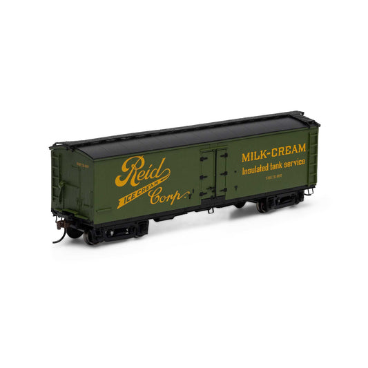 HO 40' Pfaudler Milk Car Reid Ice Cream #107 Plastic Model (ATH84715)