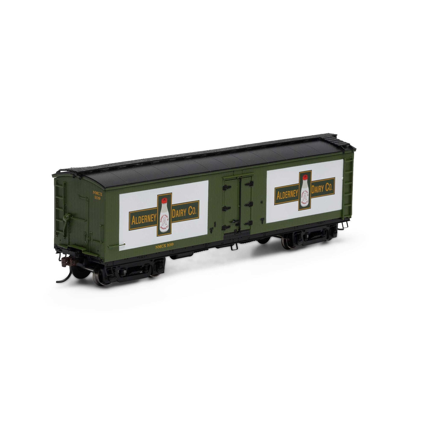 HO 40' Pfaudler Milk Car Alderney Dairy #109 (ATH84718)