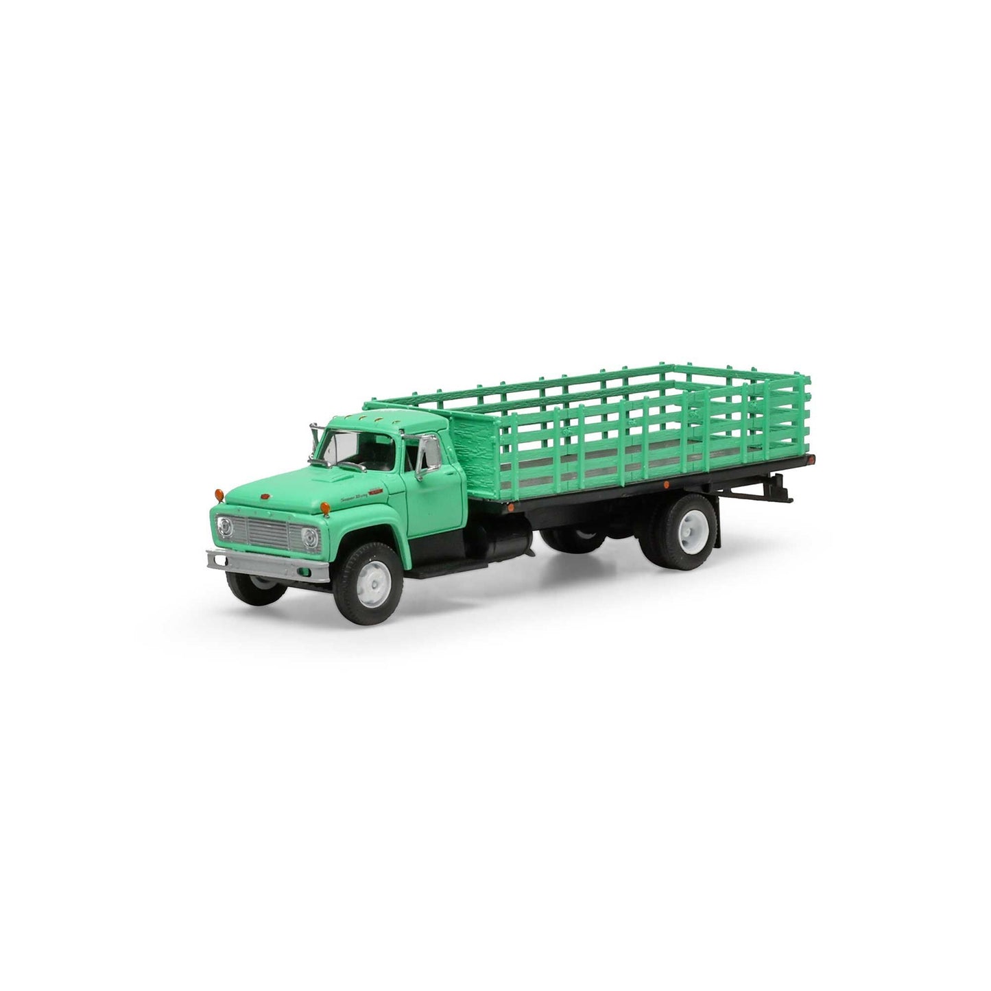 HO ATH Ford F-850 Stakebed Truck Teal (ATH84728)