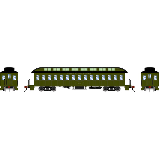 HO 50' Old Time Overland Coach GN #375 Plastic Model (ATH84856)