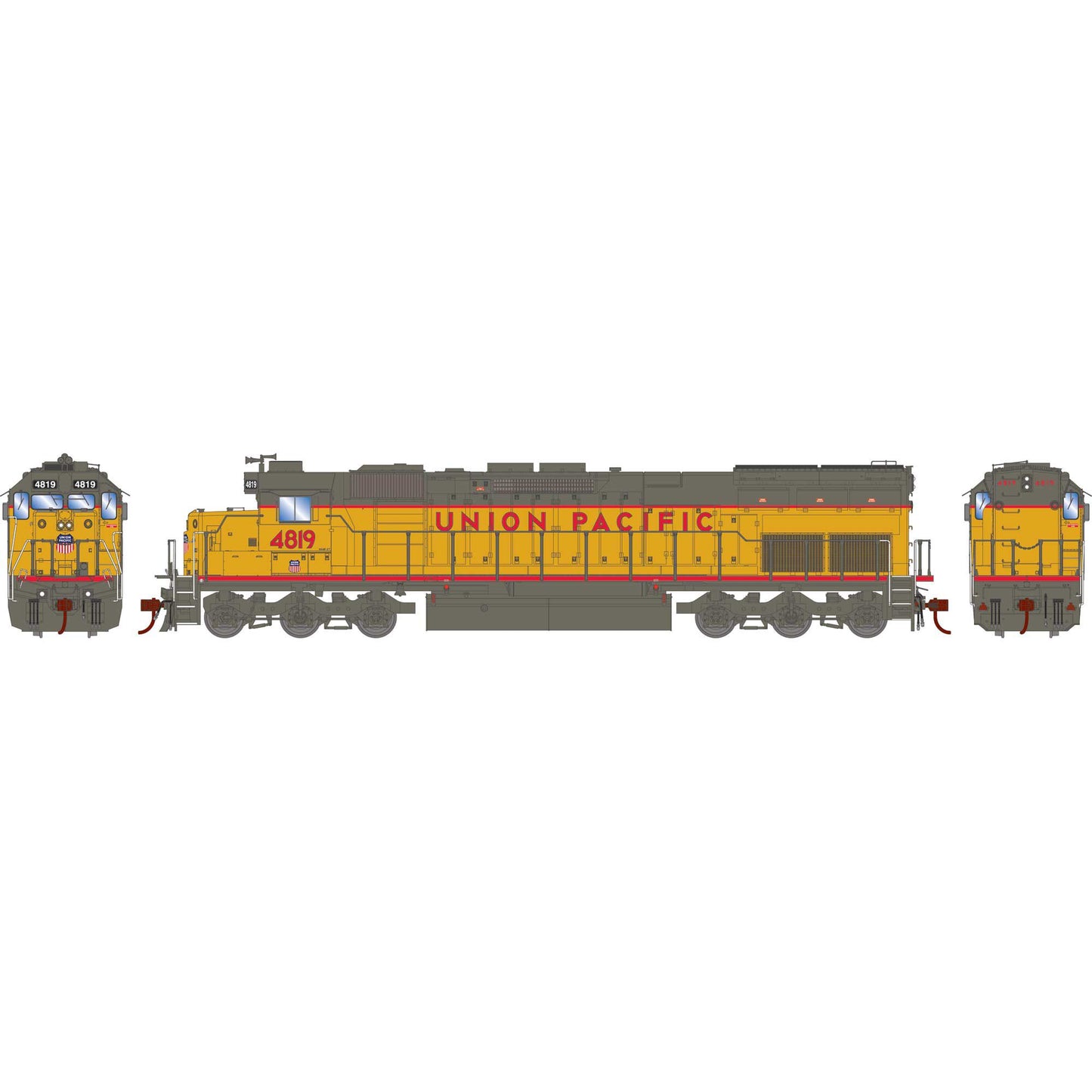 HO SD45T-2 Locomotive Union Pacific #4819 (ATH86867)