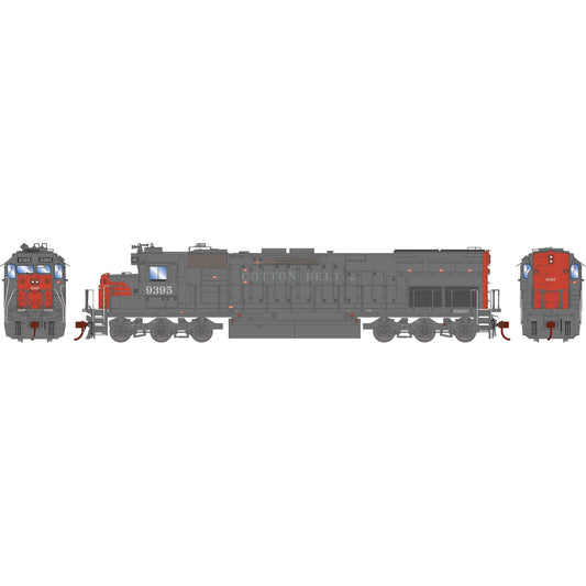 HO SD45T-2 Locomotive Cotton Belt #9395 (ATH86879)