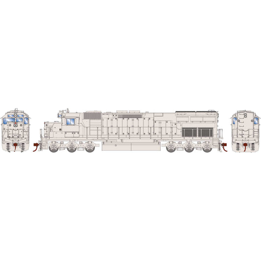 HO SD45T-2 Locomotive Undecorated for Southern Pacific (ATH86884)