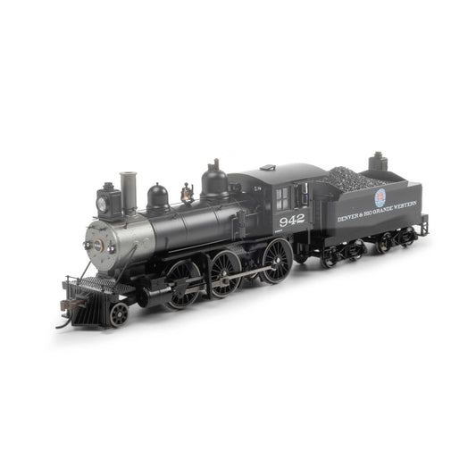 HO RTR Old Time 2-6-0 Mogul D&RGW #942 (ATH87213)