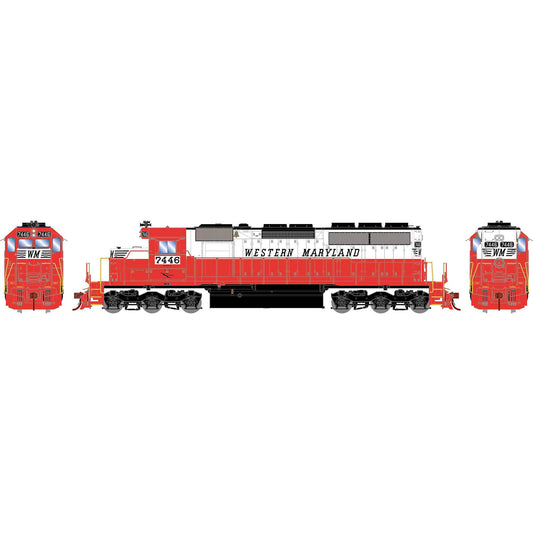 HO SD40 Locomotive Western Maryland 7446 (ATH87229)