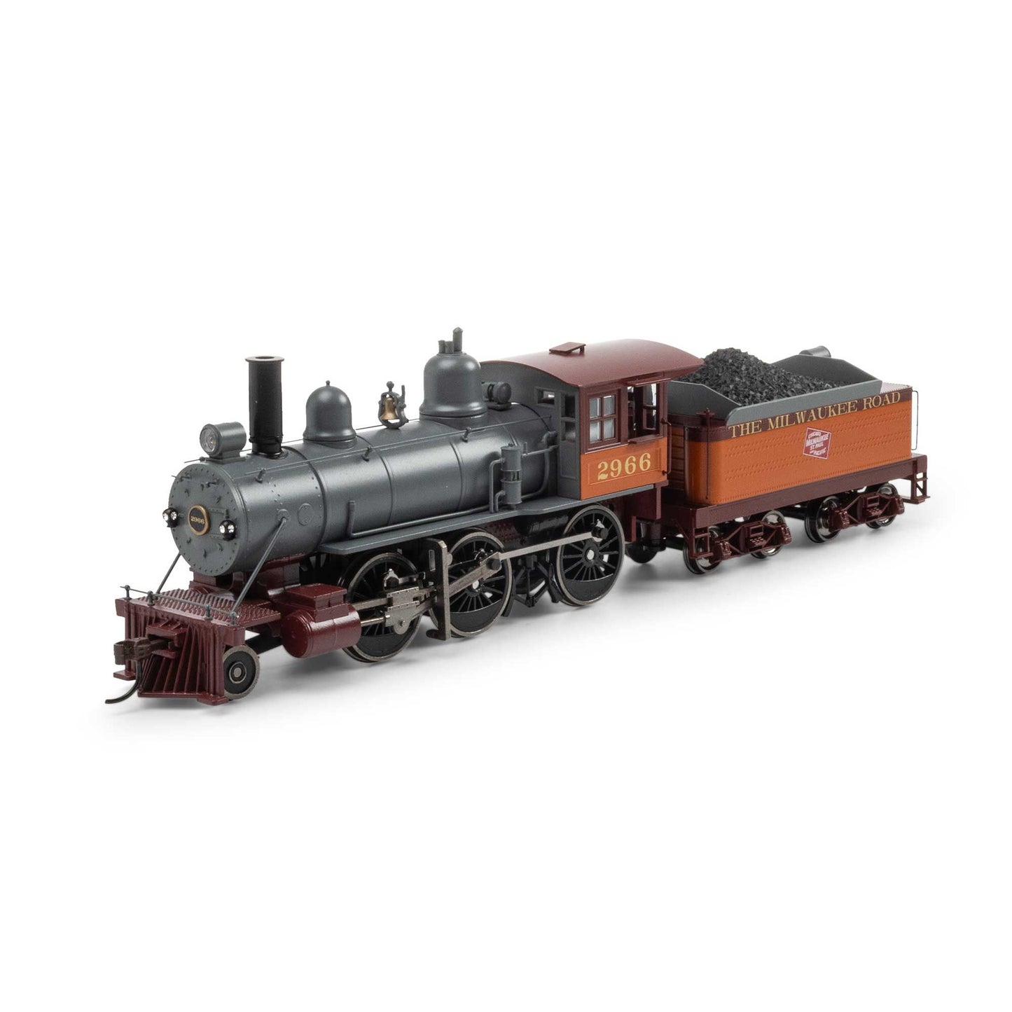 HO 2-6-0 Steam Locomotive MILW #2966 (ATH87239)