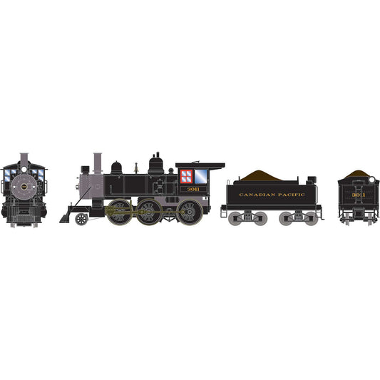 HO 2-6-0 Steam Locomotive CPR #3011 (ATH87244)